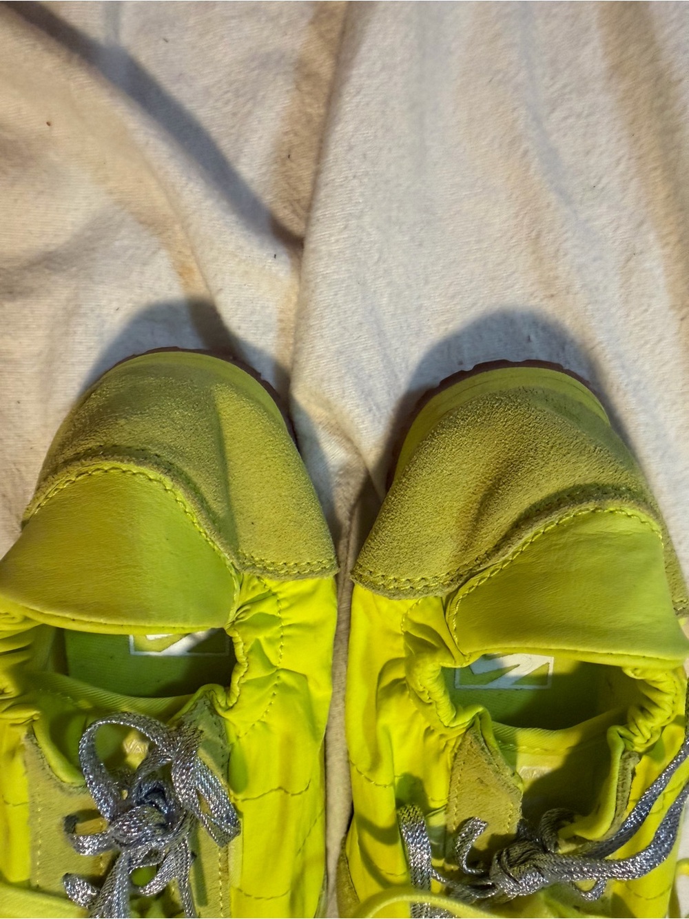 Vans Neon Yellow Ballet Sneakers - Picture 5 of 5